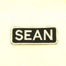 SEAN Name Tag Patch Iron on or sew on for Shirt Jacket Vest New Name Patches