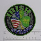 Ir*sh Strong - Club Harley Biker Funny Motorcycle Iron On Small Patch