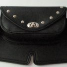 Motorcycle Windshield Bags 3 Pockets studded Black Fits Harley Windshields