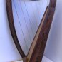 36" Large 22 Strings LEVER Harp Solid Wood Celtic Irish rose Harp Engraved wood