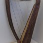 36" Large 22 Strings LEVER Harp Solid Wood Celtic Irish rose Harp Engraved wood