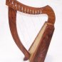 Celtic Irish Baby Harp 12 Strings Solid Wood Free Bag Strings Key