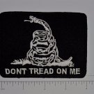 Don't Tread on me Outlaw Biker Funny Motorcycle Iron On Small Patch
