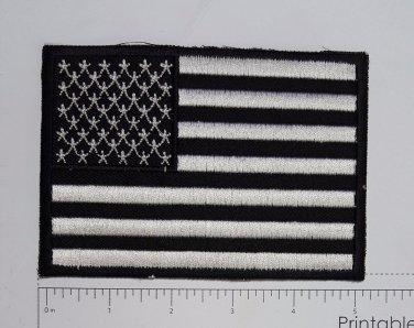 USA Flag - Club Harley Biker Funny Motorcycle Iron On Small Patch