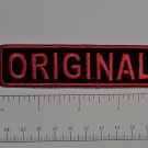 Original Funny Motorcycle Iron On Small Patch