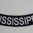 Mississippi - Bottom Rocker Iron on Harley Military Club Back Patch