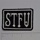 STFU - Club Harley Biker Funny Motorcycle Iron On Small Patch