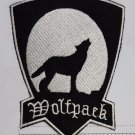 WOLFPACK Club Outlaw Biker Funny Motorcycle Iron On Small Patch