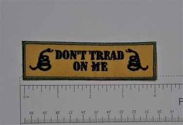 Don't Tread on me - Club Harley Biker Funny Motorcycle Iron On Small Patch