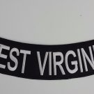 West Virgina - Bottom Rocker Iron on Harley Military Club Back Patch