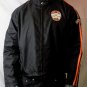 MOTORCYCLE WEATHER JACKET ORANGE ON BLACK CHEST SIZES 56