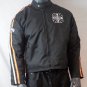 MOTORCYCLE WEATHER JACKET ORANGE ON BLACK CHEST SIZES 66