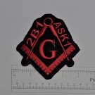 2 Be 1 Ask 1 Club Harley Biker Funny Motorcycle Iron On Small Patch