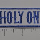 Unholy Ones Club Outlaw Biker Funny Motorcycle Iron On Small Patch