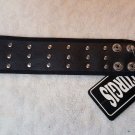 Leather Studded Harley Rider Rockabilly Bracelet Wristband WB937
