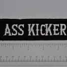 Ass Kicker Club Harley Biker Funny Motorcycle Iron On Small Patch