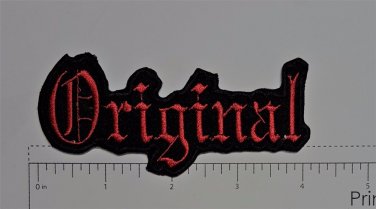 Original Outlaw Biker Funny Motorcycle Iron On Small Patch