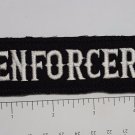 Enforcer Outlaw Biker Funny Motorcycle Iron On Small Patch
