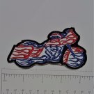 Patriotic Bike Club Harley Biker Funny Motorcycle Iron On Small Patch