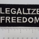 Legalize Freedom Outlaw Biker Funny Motorcycle Iron On Small Patch