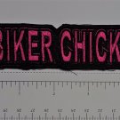 Biker Chick Outlaw Biker Funny Motorcycle Iron On Small Patch