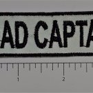 Road Captain Outlaw Biker Funny Motorcycle Iron On Small Patch