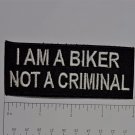 I'm a Biker not a..... - Club Harley Biker Funny Motorcycle Iron On Small Patch