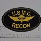 USMC Recon - Club Harley Biker Funny Motorcycle Iron On Small Patch
