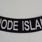 Rhode Island - Bottom Rocker Iron on Harley Military Club Back Patch