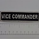 Vice Commander Biker Funny Motorcycle Iron On Small Patch