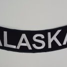 Alaska - Bottom Rocker Iron on Harley Military Club Back Patch