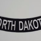 North Dakota - Bottom Rocker Iron on Harley Military Club Back Patch
