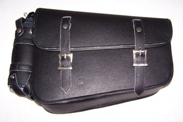 Leather Motorcycle Swing Arm Bag Solo Side Saddlebag for Harley Softail
