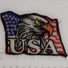 USA Eagle - Club Harley Biker Funny Motorcycle Iron On Small Patch