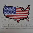 N. America Flag Club Harley Biker Funny Motorcycle Iron On Small Patch