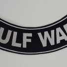 Gulf War - Bottom Rocker Iron on Harley Military Club Back Patch
