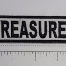 Treasurer Outlaw Biker Funny Motorcycle Iron On Small Patch