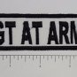 Sgt at Arms Outlaw Biker Funny Motorcycle Iron On Small Patch