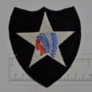 2nd Infantry Division Club Outlaw Biker Funny Motorcycle Iron On Small Patch