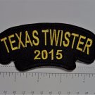 Texas Twister  - Club Harley Biker Funny Motorcycle Iron On Small Patch