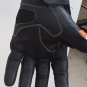 Leather Motorcycle Gloves AIR CARBON Knucle Guard Black white Orange WOMEN SIZES