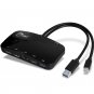 SIIG Mini-DP Video Dock with USB 3.0 LAN Hub (Black) - Mini DisplayPort to HD...