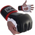 Top Contender Fight Sports MMA Grappling Gloves - Black/White SIZE LARGE