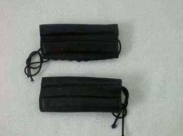Motorcycle handle Bar Grip Covers Throttle Cover Set Gel Padded Black