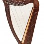 36 INCH 22 String Lever Harp Celtic Irish Style Solid wood free Carrying Bag str