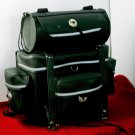 2 Piece T bag set Motorcycle sissy bar Bag Tbag for harley honda yamaha with ref
