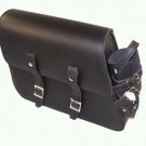 Motorcycle Leather solo bag for harley davidson sportster Older Models with Meta