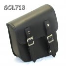 Motorcycle left side solo bag for harley dyna models
