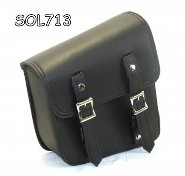 Motorcycle left side solo bag for harley dyna models