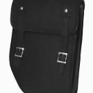 Motorcycle black solo bag Right side for harley dyna Softail models